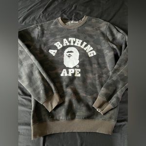 Bathing Ape Camo Crewneck